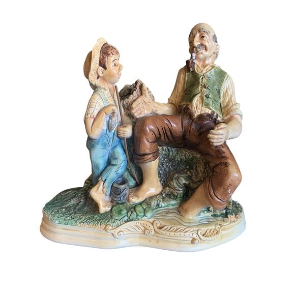 Vintage Naturecraft England " GRANDAD YARN " Figurine 1970’s - Picture 8 of 12